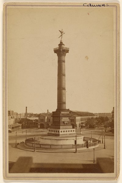 Säule der Bastille von Unknown artist