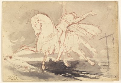 Tod auf einem weißen Pferd von Unknown artist