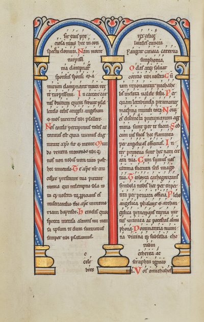 Geschmückte Textseite von Unknown artist