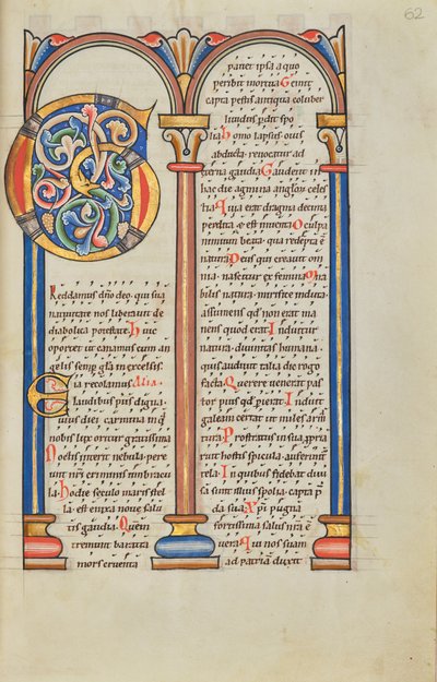 Geschmückte Textseite von Unknown artist