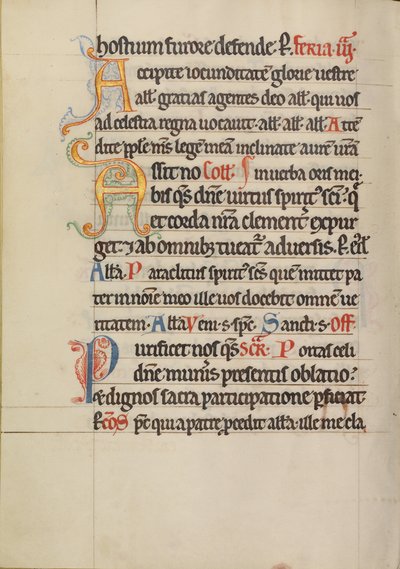 Geschmückte Textseite von Unknown artist