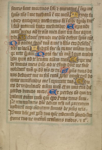 Dekorierte Textseite von Unknown artist