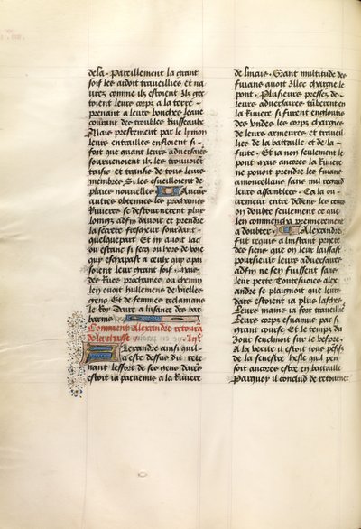 Dekorierte Textseite von Unknown artist