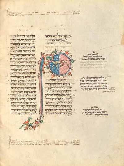 Geschmückte Textseite von Unknown artist
