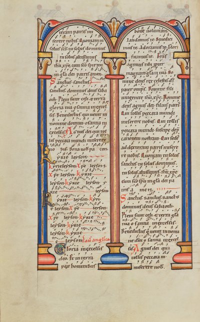 Geschmückte Textseite von Unknown artist
