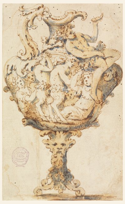 Entwurf für Majolika-Krug von Unknown artist