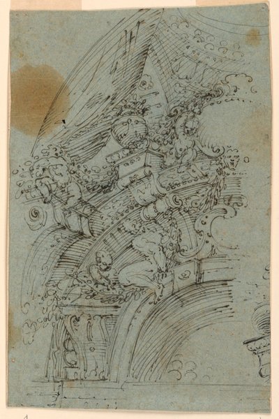 Entwurf für eine Kuppeldecke von Unknown artist
