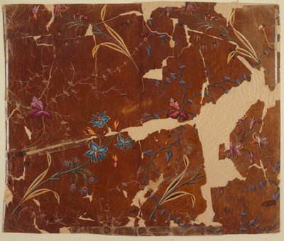 Entwurf für einen gewebten Stoff, Fragment von Unknown artist