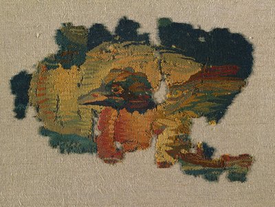 Entenkopf von einem großen Vorhang von Unknown artist