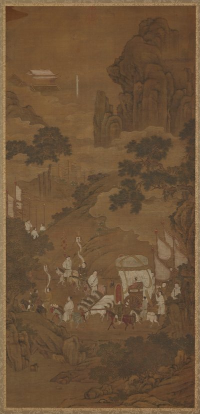 Herzog Wen von Jin erobert seinen Staat zurück von Unknown artist