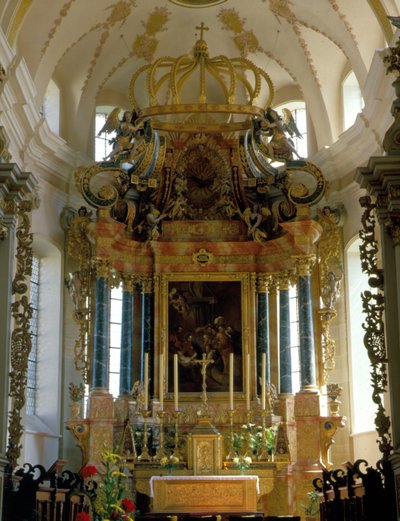 Ebersmunster (Elsass) - Altar. von Unknown artist