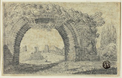 Eingang des Zirkus von Caracalla von Unknown artist