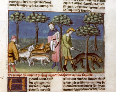 Gaston Phoebus, Le Traite de la Chasse von Unknown artist