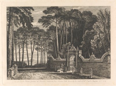Tor zum Blumengarten in Farnley von Unknown artist