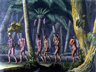 Indiens Puris im Wald von Unknown artist