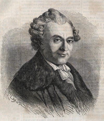 Jean Michel Sedaine. Französischer Dramatiker 1719-1797 von Unknown artist