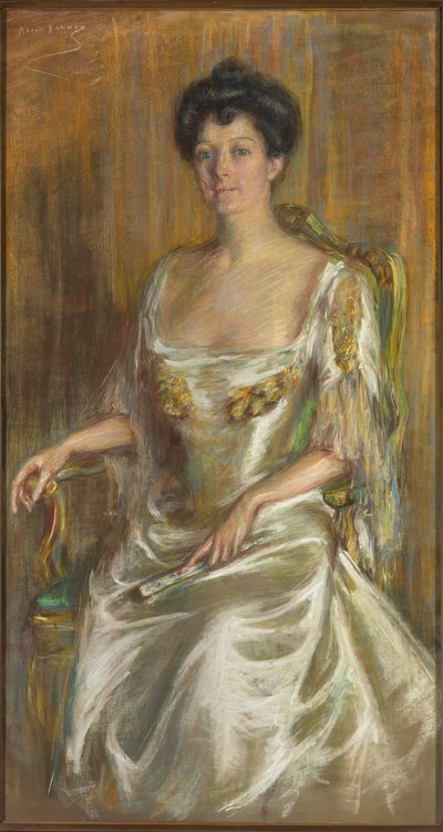 Dame mit Fächer von Unknown artist