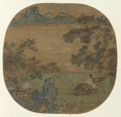 Landschaft mit Figuren von Unknown artist