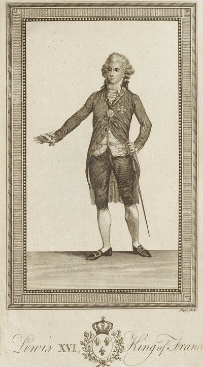 Ludwig XVI., König von Frankreich von Unknown artist