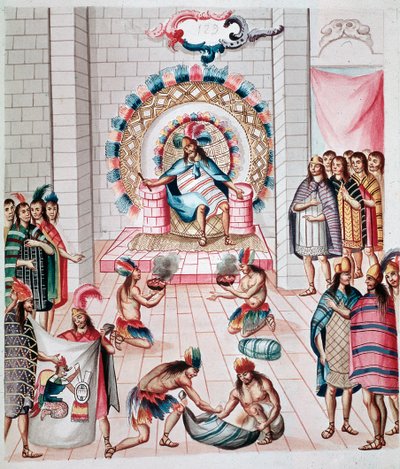 Opfergaben an den König (Aquarell, ca. 1770-1780) von Unknown artist