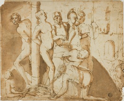 Martyrium von zwei Heiligen von Unknown artist
