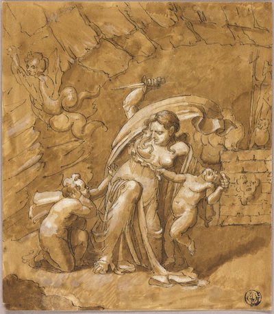 Medea tötet ihre Kinder von Unknown artist