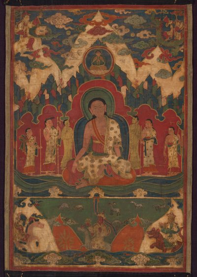 Milarepa auf dem Berg Kailash von Unknown artist