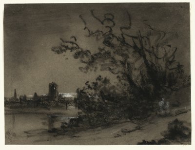Mondlichtszene von Unknown artist