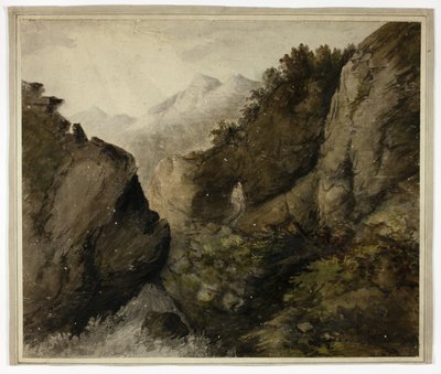 Berglandschaft von Unknown artist