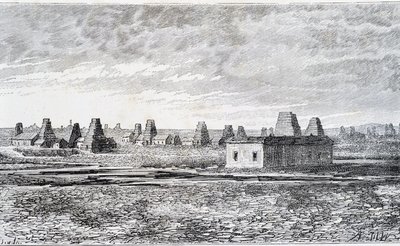 Ölquellen, Baku, Kaukasus (Nobel) von Unknown artist