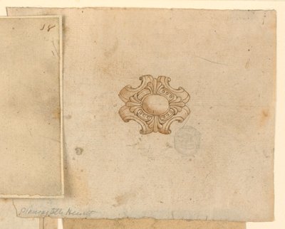 Ovaler Diamantbrosche von Unknown artist