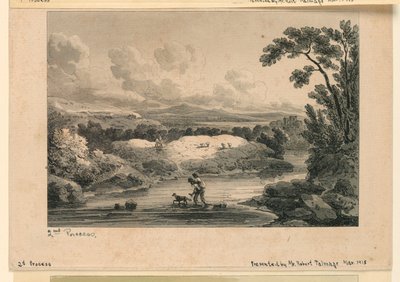 Pastorale Szene, 2. Prozess von Unknown artist