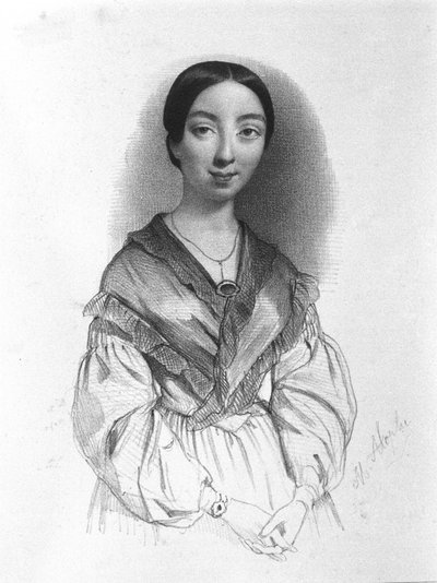 Pauline Viardot-Garcia (1821-1910), französische Sängerin von Unknown artist