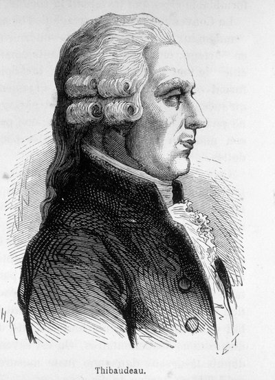 Porträt von Thibaudeau, französischer Politiker (1765-1854). von Unknown artist