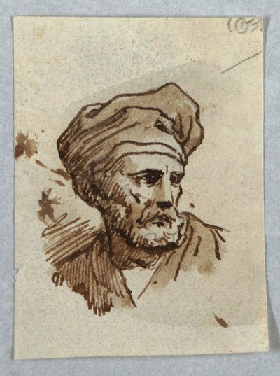 Porträt eines Mannes mit Mütze von Unknown artist
