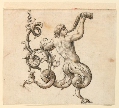 Projektfragment eines Ornaments von Unknown artist