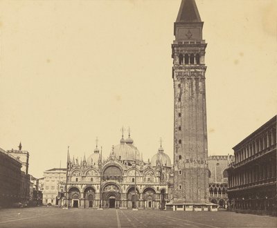 Markusdom und Campanile von Unknown artist