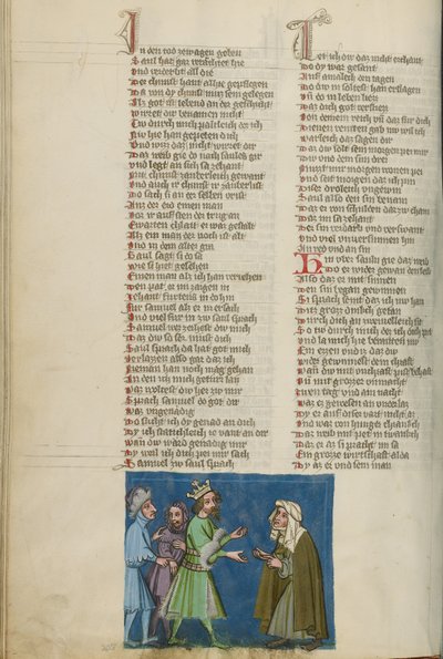 Saul und die Hexe von Endor von Unknown artist
