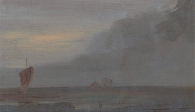 Seestück mit Booten: Abend von Unknown artist