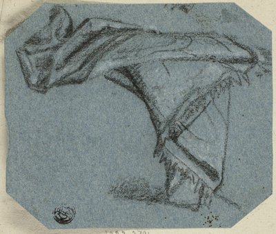 Schal in Falten von Unknown artist
