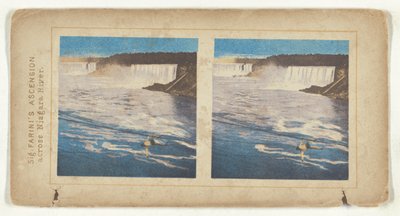 Sig. Farinis Aufstieg über den Niagara-Fluss von Unknown artist