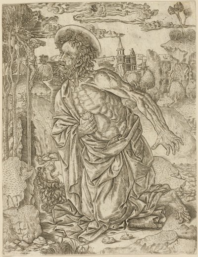 Der heilige Hieronymus in der Buße von Unknown artist