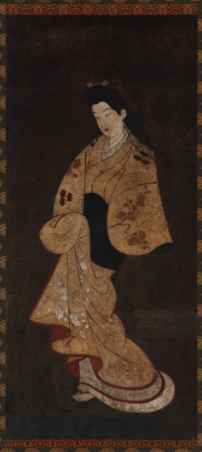 Stehende Figur eines Mädchens von Unknown artist
