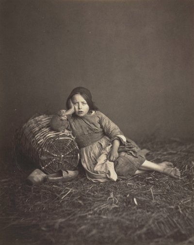 Studie eines jungen Bauernmädchens von Unknown artist