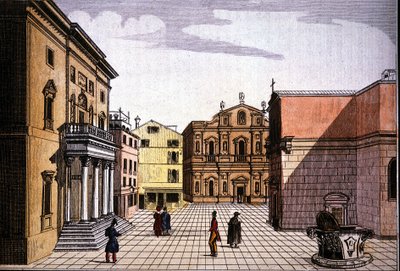 Teatro La Fenice (Der Phönix) von Unknown artist