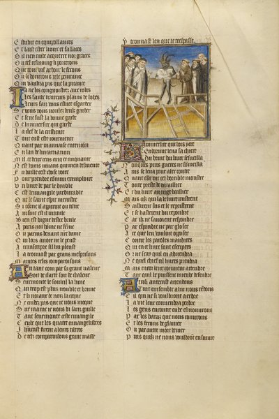Der Antichrist vor Gelehrten und Mönchen von Unknown artist