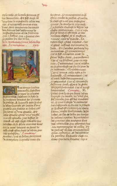 Die Enthauptung des Heiligen Johannes des Täufers von Unknown artist