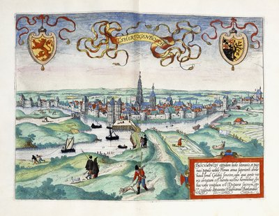 Die Stadt S-Hertogenbosch, Niederlande, 1588 von Unknown artist