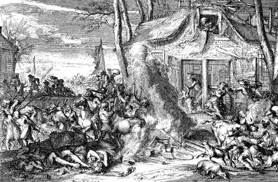 Das Wüten der Franzosen in Holland von Unknown artist