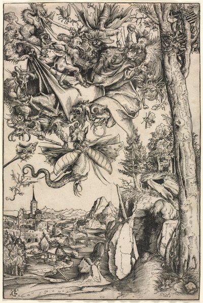 Die Versuchung des heiligen Antonius von Unknown artist